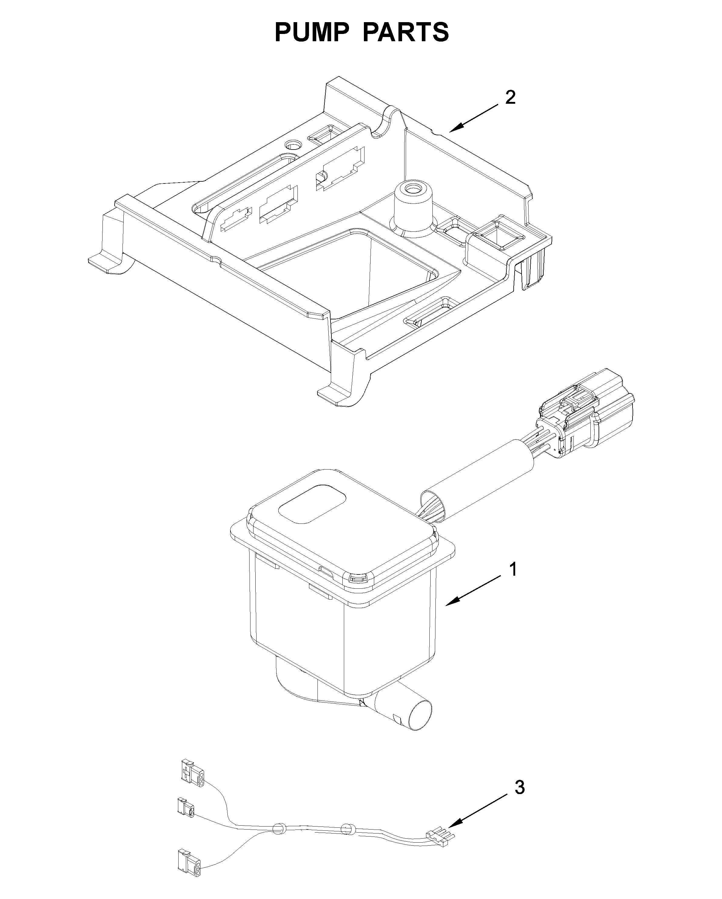 KitchenAid KUID508HPS00 pump parts diagram