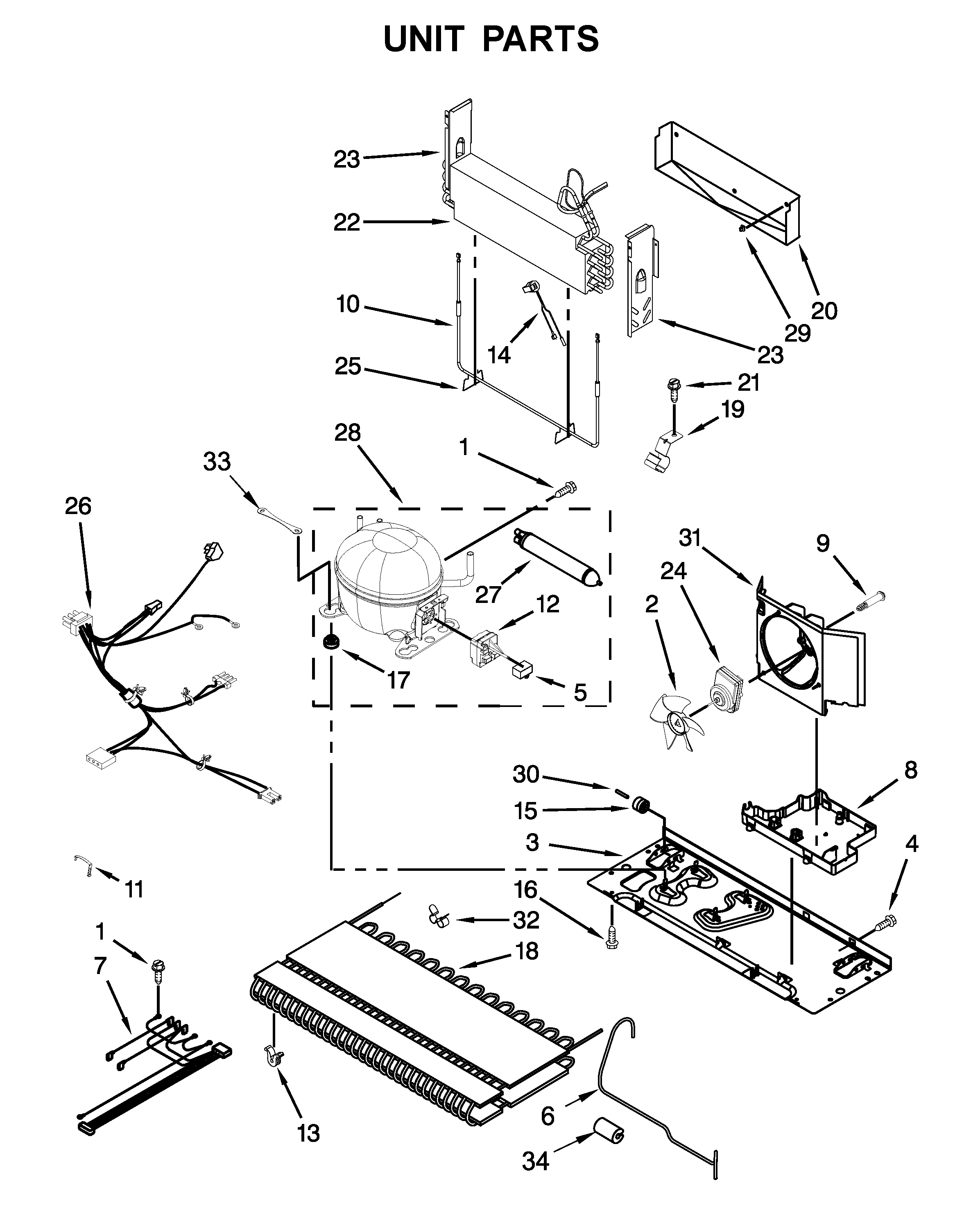 Maytag MFI2269VEW7 unit parts diagram