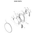 Whirlpool WGD560LHW1 door parts diagram