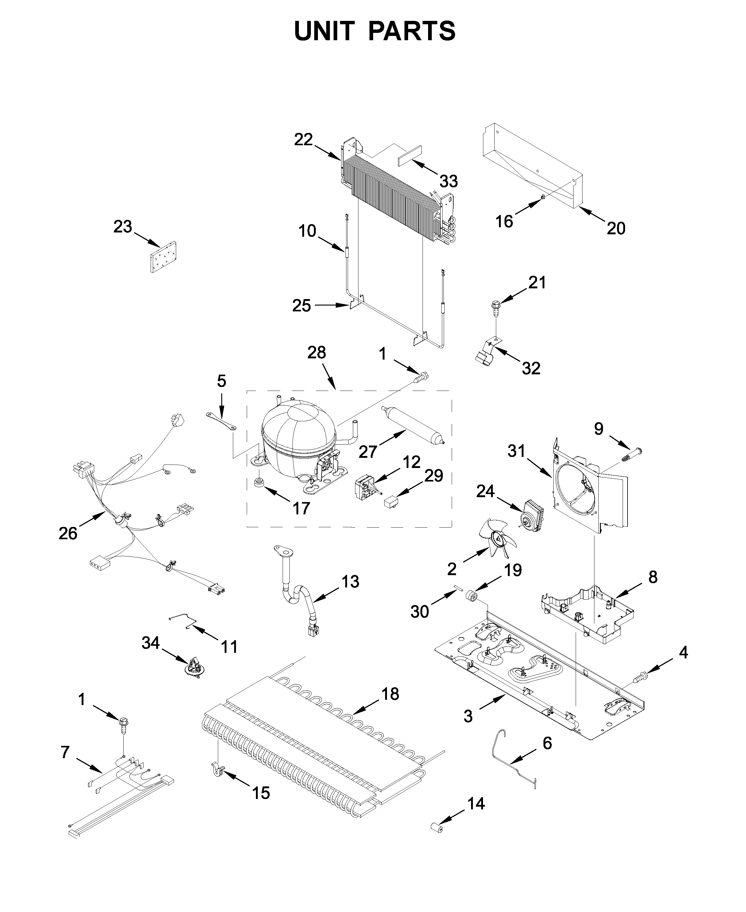 Maytag MBF2258FEZ03 unit parts diagram