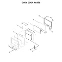 Whirlpool WOC75EC7HS02 oven door parts diagram