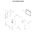 Whirlpool WOC75EC7HS02 top venting parts diagram