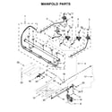 Whirlpool WFG524SLAB2 manifold parts diagram