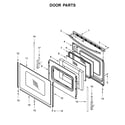 Whirlpool WFG524SLAB2 door parts diagram