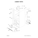 KitchenAid KRBL109ESS01 cabinet parts diagram