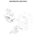 KitchenAid KRBL109ESS01 refrigerator liner parts diagram