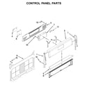 Whirlpool WFG540H0EH0 control panel parts diagram