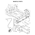 Whirlpool WFG540H0EH0 manifold parts diagram