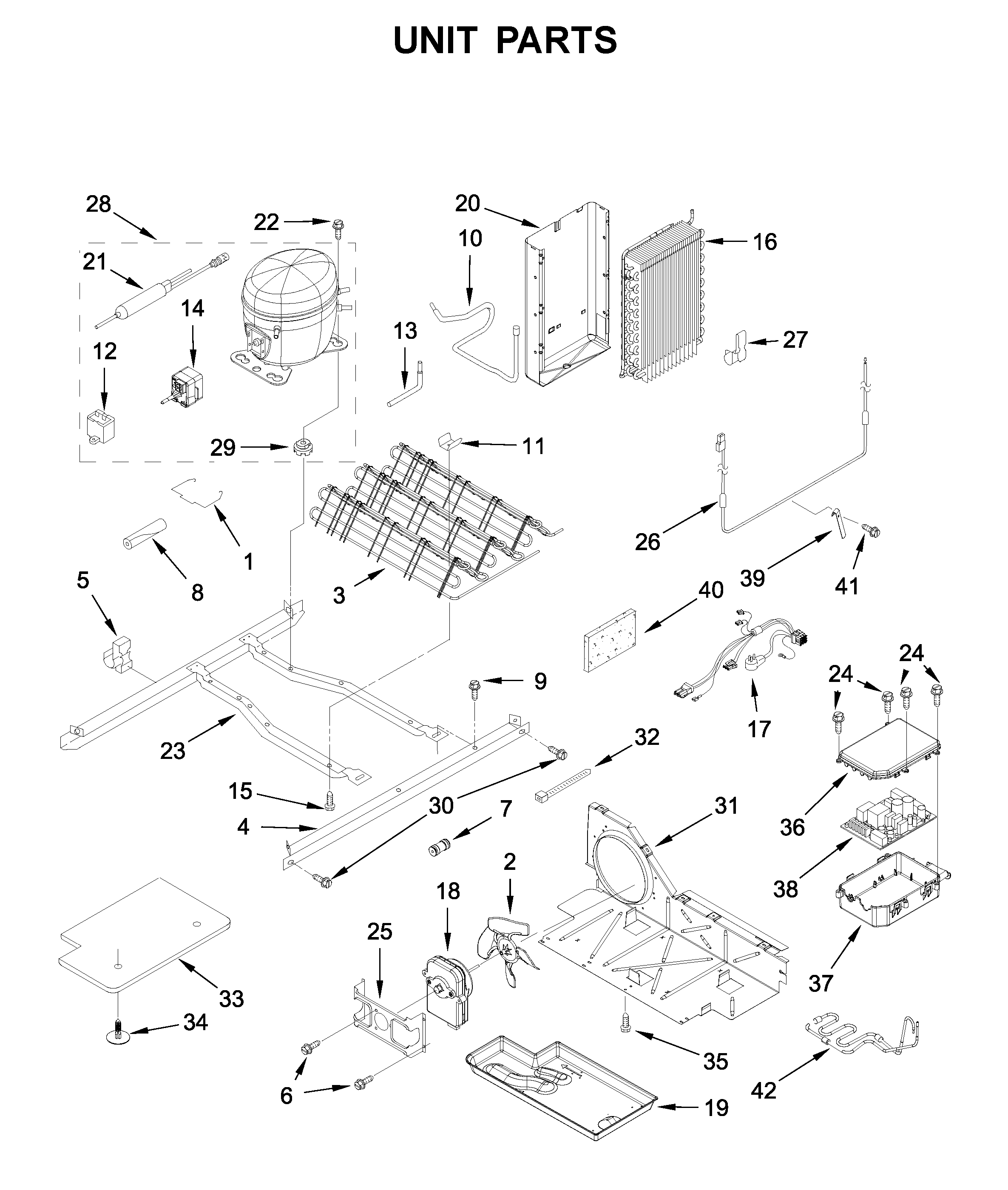 Whirlpool WRS555SIHV00 unit parts diagram