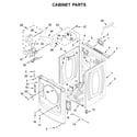Whirlpool WGD6620HW0 cabinet parts diagram