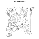Whirlpool WGD6620HW0 bulkhead parts diagram