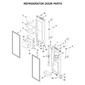 Maytag MFI2269FRB01 refrigerator door parts diagram