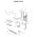 Jenn-Air JUBFR242HL00 cabinet parts diagram
