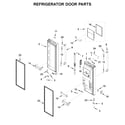 Jenn-Air JFFCC72EHL01 refrigerator door parts diagram
