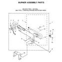 Maytag MGD5630HC1 burner assembly parts diagram