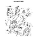 Whirlpool WGD7300DW3 bulkhead parts diagram