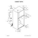 Whirlpool WRT518SZFB00 cabinet parts diagram