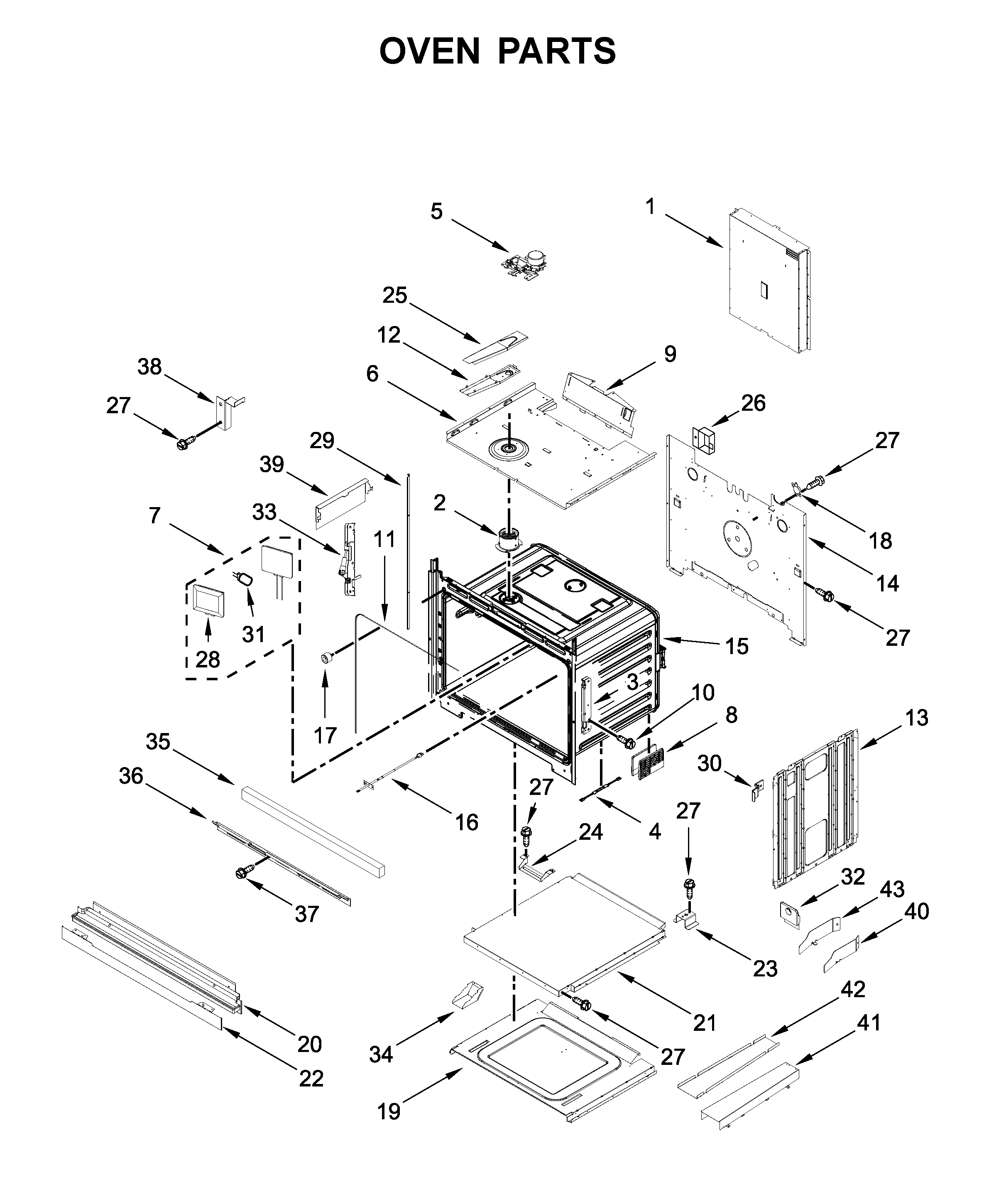 KitchenAid KOSE900HBS00 oven parts diagram