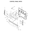 Amana ACR2303MFW4 control panel parts diagram