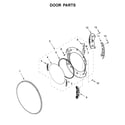 Whirlpool 8TWGD5620HW0 door parts diagram