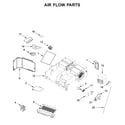 KitchenAid KMHS120EBS6 air flow parts diagram