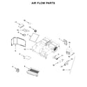 KitchenAid KMHS120EWH9 air flow parts diagram