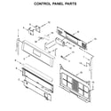 Whirlpool WFG525S0JZ0 control panel parts diagram