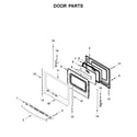 Whirlpool WFG525S0JZ0 door parts diagram