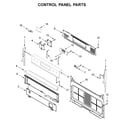 Whirlpool WFG535S0JS0 control panel parts diagram
