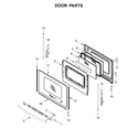 Whirlpool WFG535S0JS0 door parts diagram
