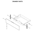 Whirlpool WFG535S0JS0 drawer parts diagram