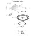 Whirlpool WMH53521HZ4 turntable parts diagram