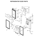 KitchenAid KRMF706ESS01 refrigerator door parts diagram