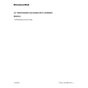 KitchenAid KFGC500JSC00 cover sheet diagram