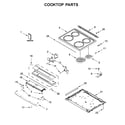 Whirlpool WEE510S0FS1 cooktop parts diagram