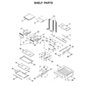 Whirlpool WRF767SDHV00 shelf parts diagram