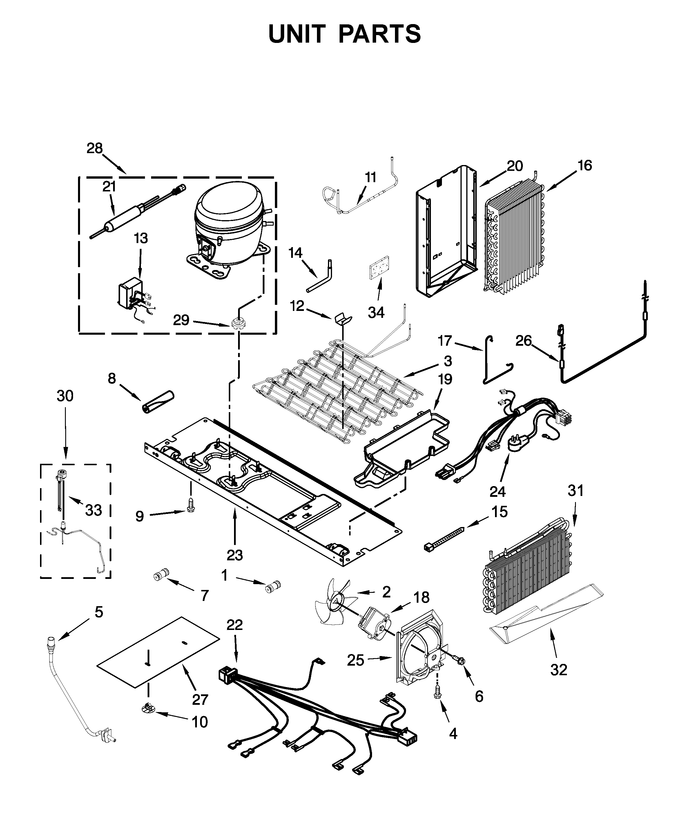 KitchenAid KRSC703HBS00 unit parts diagram
