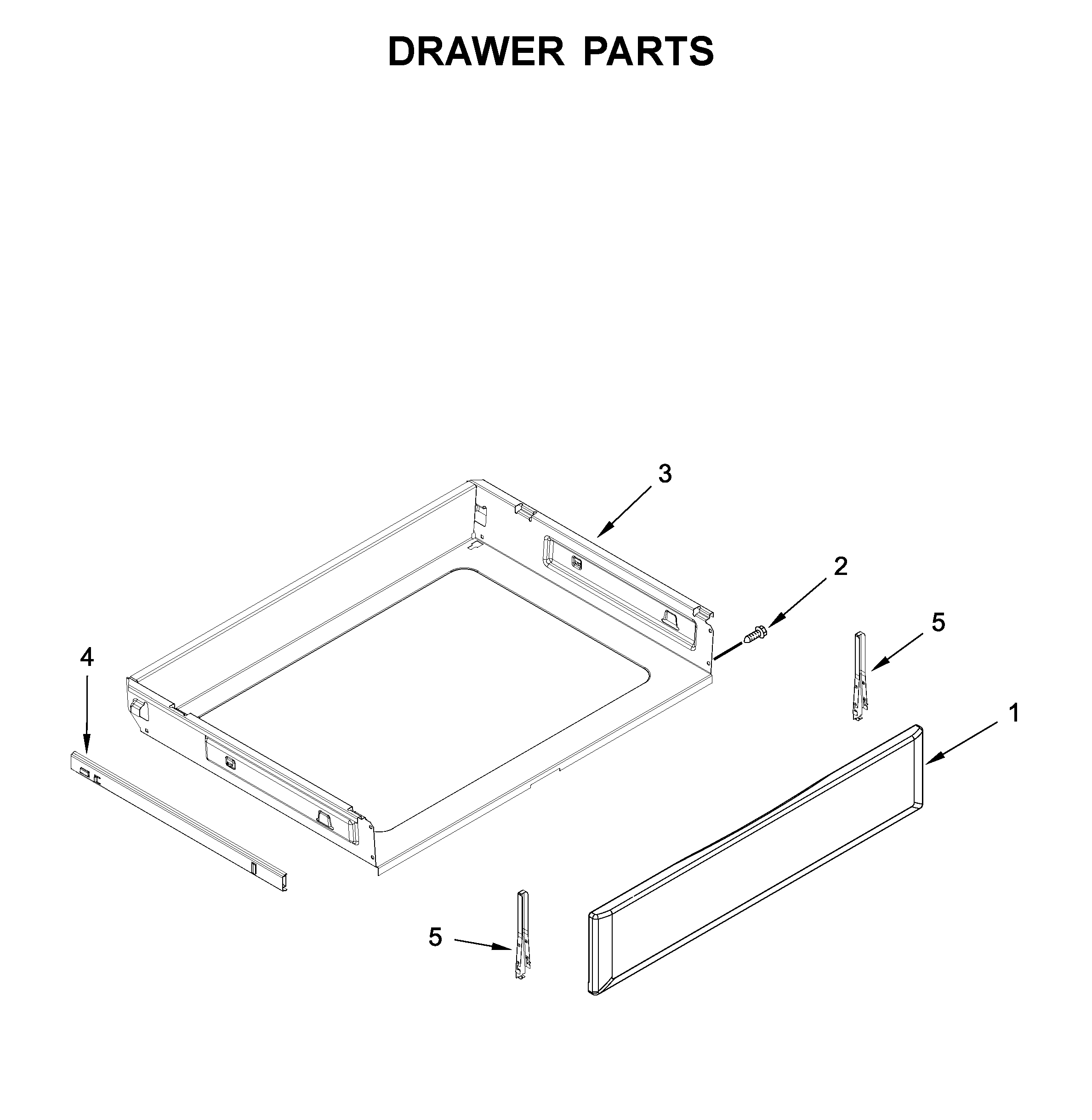 Maytag MER8800FZ1 drawer parts diagram
