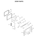Maytag MER8800FB1 door parts diagram