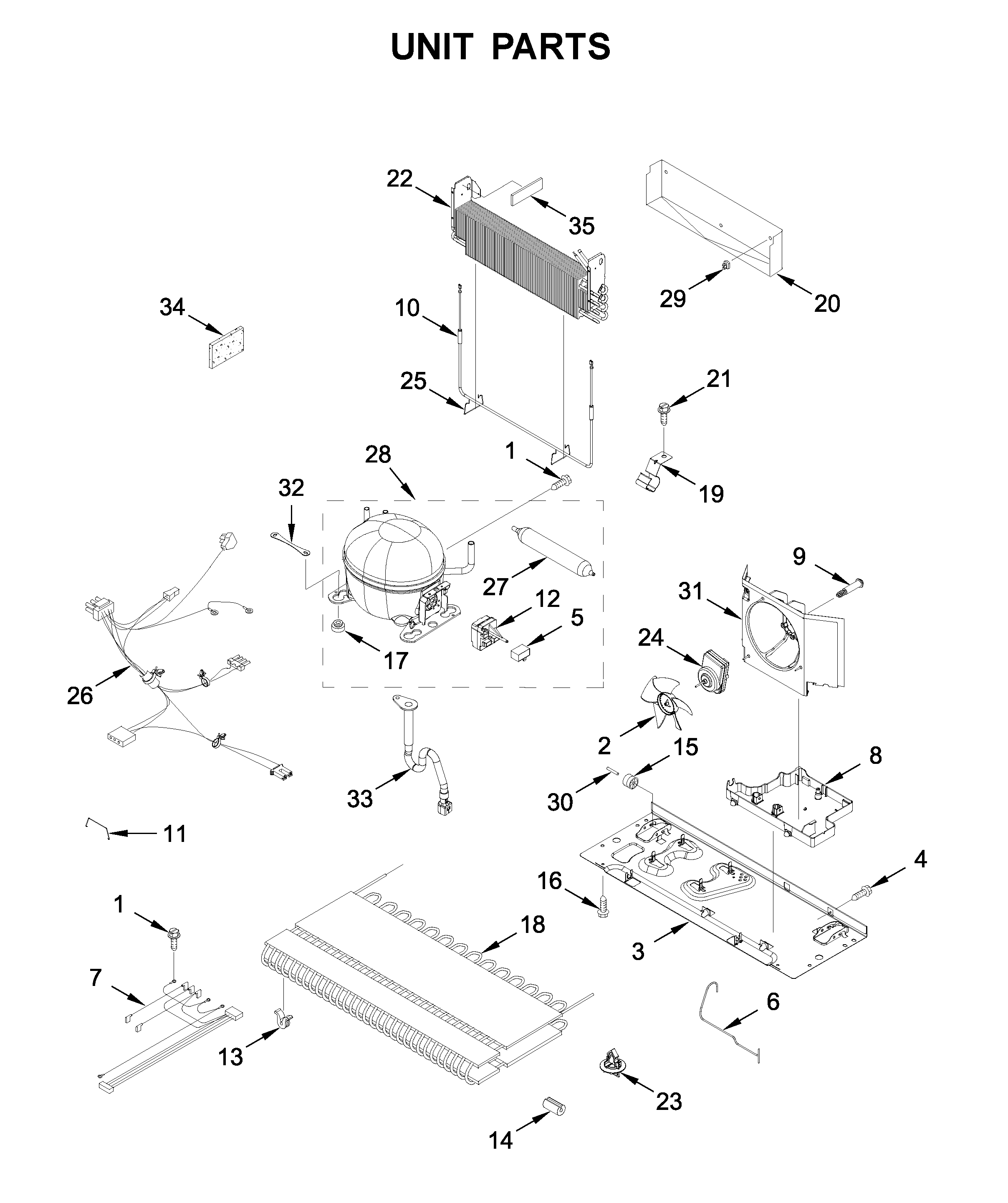 Maytag MFC2062FEZ04 unit parts diagram