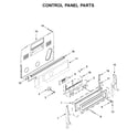 KitchenAid YKFEG500EBS3 control panel parts diagram
