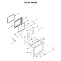 KitchenAid YKFEG500EBS3 door parts diagram