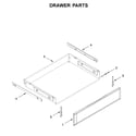 KitchenAid YKFEG500EBS3 drawer parts diagram