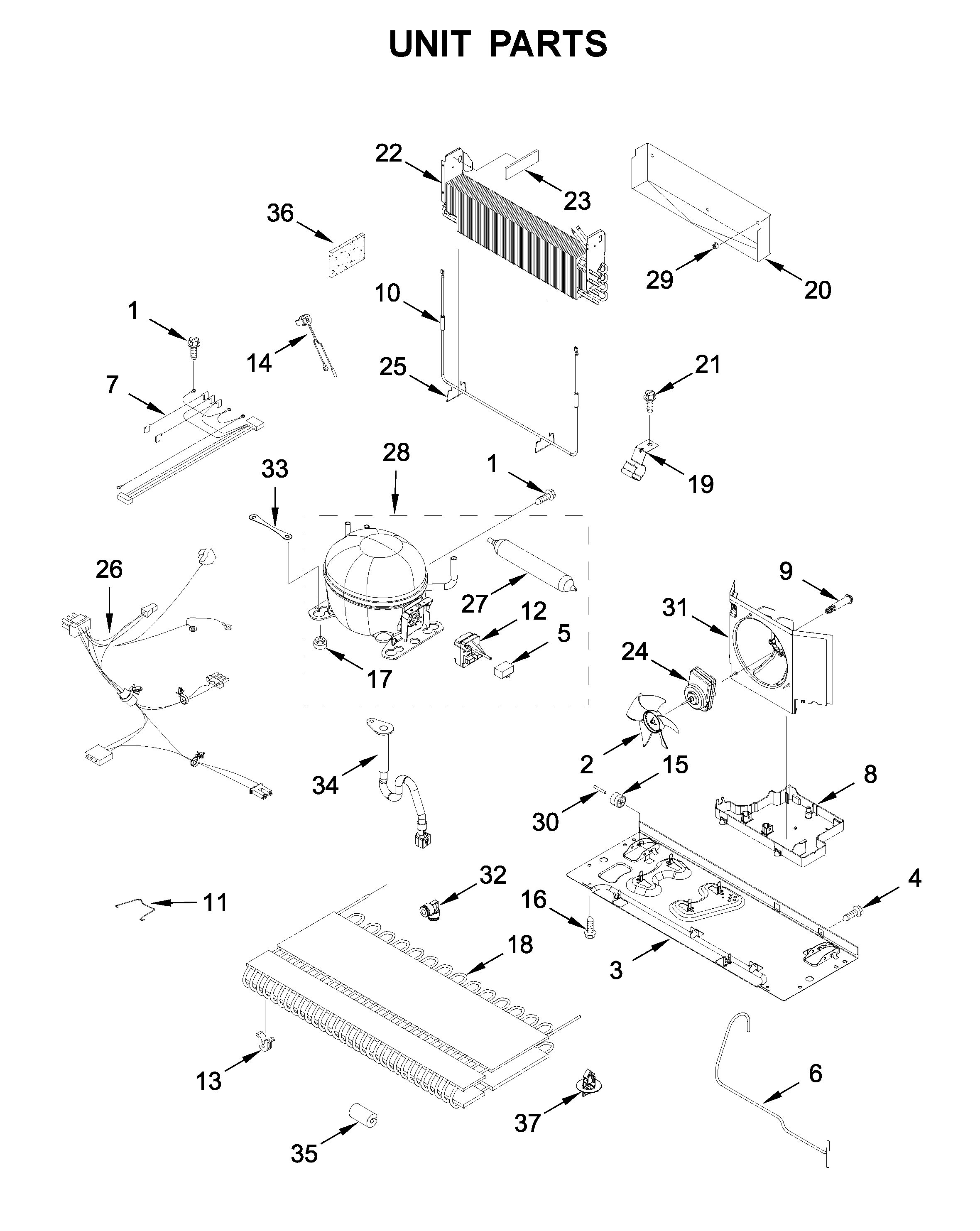 Maytag MFI2269FRZ05 unit parts diagram