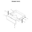 Whirlpool YWFE505W0JZ0 drawer parts diagram