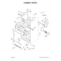 Whirlpool WRX735SDHW02 cabinet parts diagram