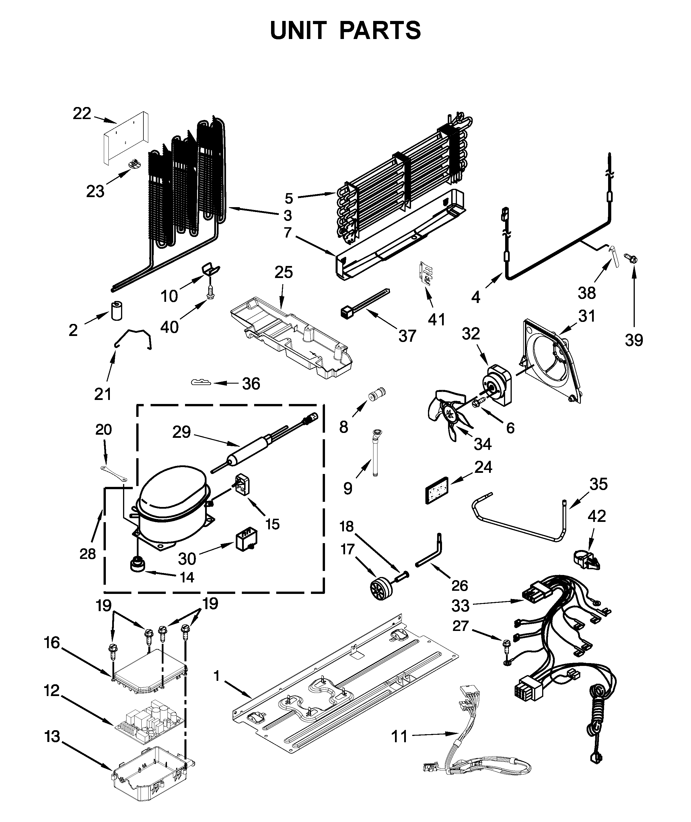 Maytag MFW2055FRZ00 unit parts diagram