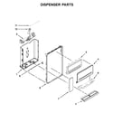 Maytag MFW2055FRZ00 dispenser parts diagram
