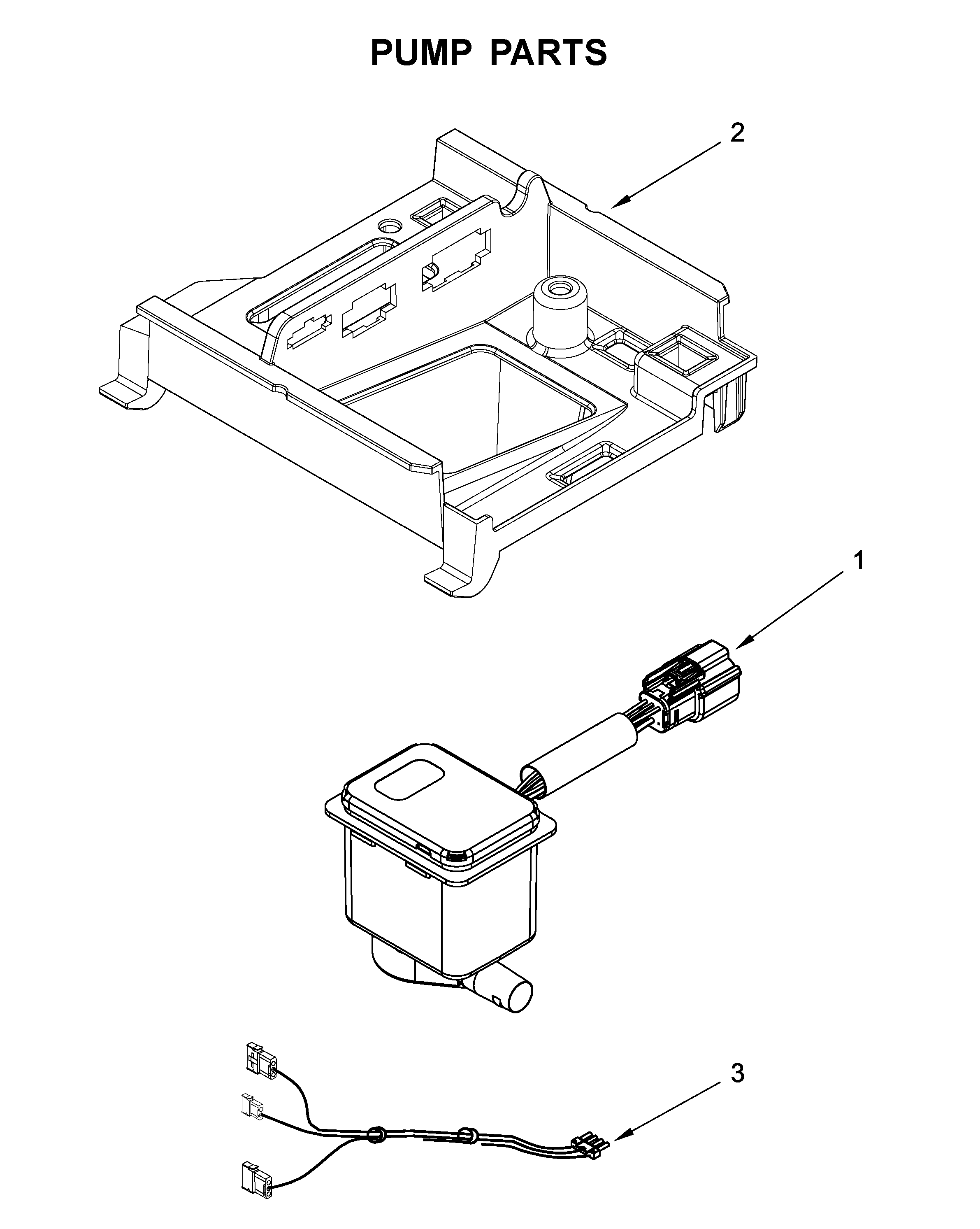KitchenAid KUIX535HPA00 pump parts diagram