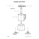 KitchenAid 5KFC0516ACU0 housing unit parts diagram